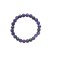 Bracelet d'Améthyste et d'Hématite avec des perles rondes 8 mm