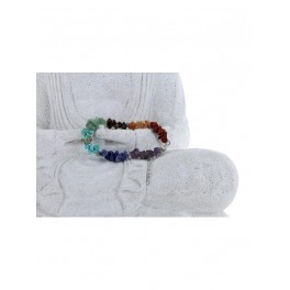 Bracelet 7 Chakras, perles chips