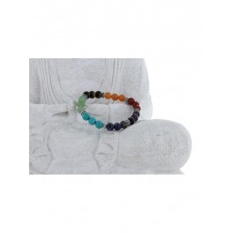 Bracelet 7 Chakras Mix Perles rondes 8 mm
