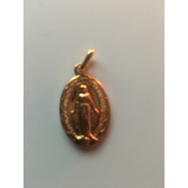 Médaille Notre Dame des Miracles dorée