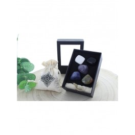  Coffret 5 Pierres Roulées Taille L Anti Stress &Relaxation