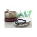 Bracelet Mala en Obsidienne Noire