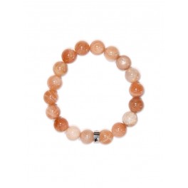 Bracelet Pierre du Soleil Perles rondes 10 mm