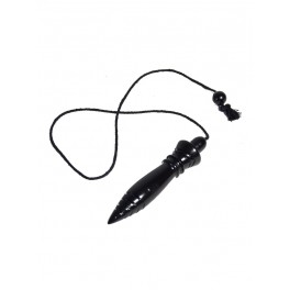Pendule Thot Buis Noir Gravé et Plombé 23g