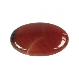 Galet Cornaline Chauffée - Pièce de 3 x 4.5 cm