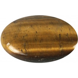 Galet Oeil de Tigre - Pi&egrave;ce de 3,5 x 4 cm
