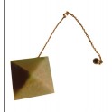 Pendule en Aventurine verte en forme de pyramide