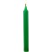 Pack de 12 bougies - Vert vif