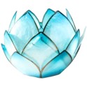 Bougeoir Lotus Crépuscule - Turquoise
