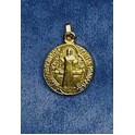 Médaille de St Benoît dorée