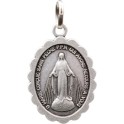 Médaille Notre Dame des Miracles argentée